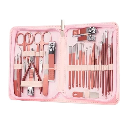 Coupe-ongles roses faciles à transporter pour votre routine de massage et soin des pieds