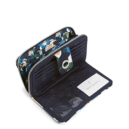 Image of Vera Bradley Women's Performance Twill Turnlock Wallet With RFID Protection