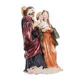 MAGICLULU Escultura de Resina de Jesús y Familia Sagrada Figura Religiosa para Decoración Navideña Cristiana Adorno para Mesa y Estantería Católicos