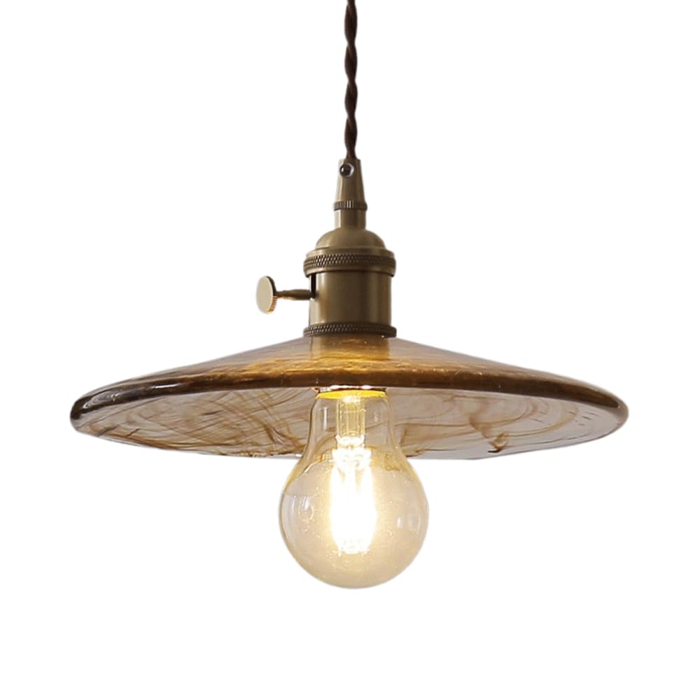 Śruba E27, abażur do lampy wiszącej ze szkła w stylu industrialnym, lampa sufitowa do zawieszenia, lampy dekoracyjne do sypialni, jadalni i kuchni