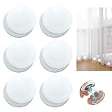 KAHZOR 6 Paia Pesi Magnetici per Tenda da Doccia, Calamite Impermeabili per Tende, Fermatende Magnetici per Tende, Tende da Doccia, Tovaglie, Pesi per Tende