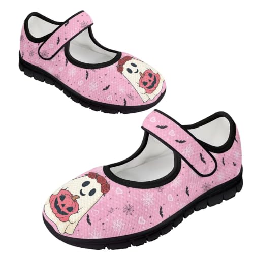 JoyLamoria Womens Shoes Easy Off Orthopedic Barefoot Comfortable Cute Minimalist Travel, Halloween Cute Ghost