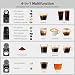 Espresso 4in1 Coffee Pods Machine for Nespresso Original/Dolce Gusto/Ground Capsule and ESE Coffee Pods,20 Bar Automatic Coffee Capsule Machine, AC-513K