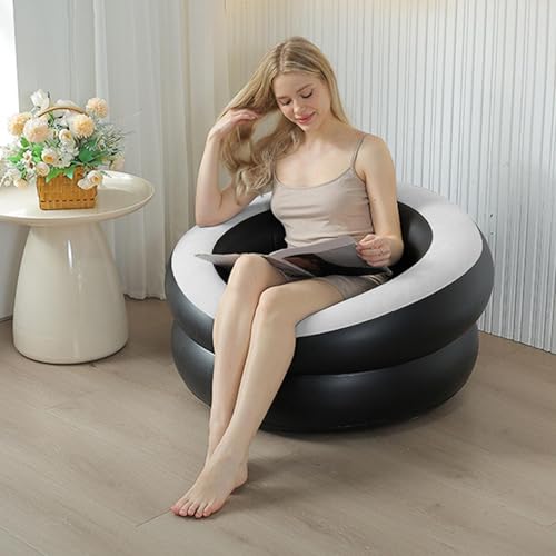 Chaise gonflable de camping et pouf floqué pour randonnée - 3
