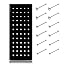 B:60Pcs White CZ(20G Straight)