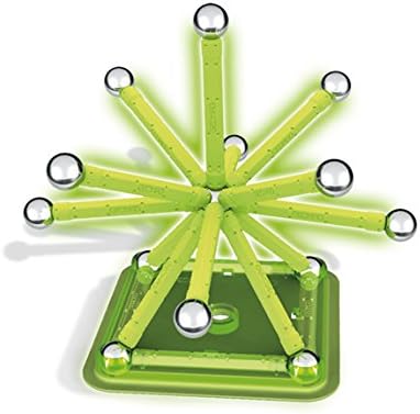 Miniatura 12 de Geomag - GLOW - Juego de construcción magnético de 30 piezas que brilla en la oscuridad, juguete de construcción STEM certificado, seguro para