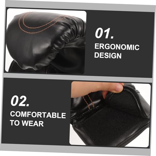 Guantes de boxeo de PU ergonómicos para tu entrenamiento en el gimnasio 6