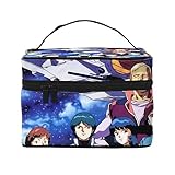 機動戦士ガンダム 化粧ポーチ メイクボックス 化粧品収納 洗面用具ポーチ コスメポーチ 大容量 旅行用 自宅用 収納ケース トラベルバッグ 便利 人気 出張 プレゼント かわいい 萌えグッズ キャラクター かわいい アニメ グッズ 男女兼用