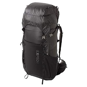 Image of Exped Thunder 70 Backpack, Black, 7640445451253