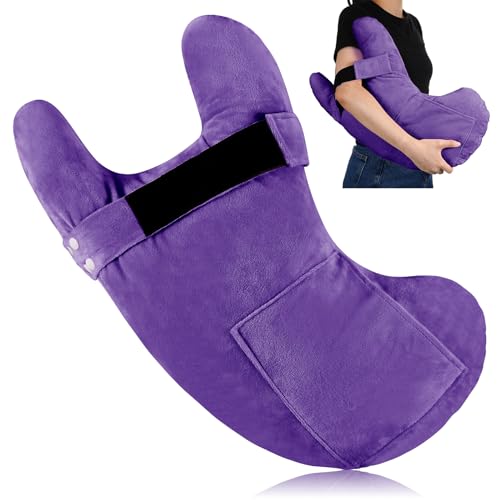 TrelaCo Post Shoulder Surgery Pillow with Pocket, Rotator Cuff Pillow Pain Relief for Sleeping,...