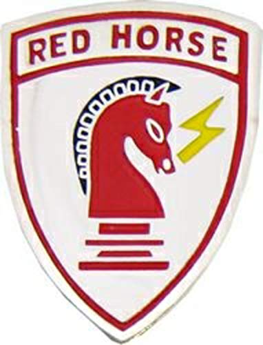 Pin US Air Force Civil Engineer Rouge Cheval Idée Cadeau Militaire