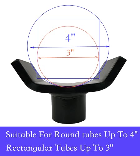 Bottle Jack Adapter Can Sit On Any Bottle Jack with 1.56" Lifting Platform Or Smaller Sizes. Axle Saddle for 2“, 3”, 4” Round Shaft Tubes and Square Shaft Tubes. (U-Shaped) - Thumbnail 7