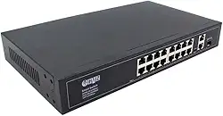 Switch Poe Híbrido 16 Portas Poe 2 Portas Gigabit 1 SFP HZ-EL1319P-1SEA