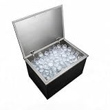 GarveeTech Drop in Ice Chest, Stainless Steel Party Cooler w/Drain System