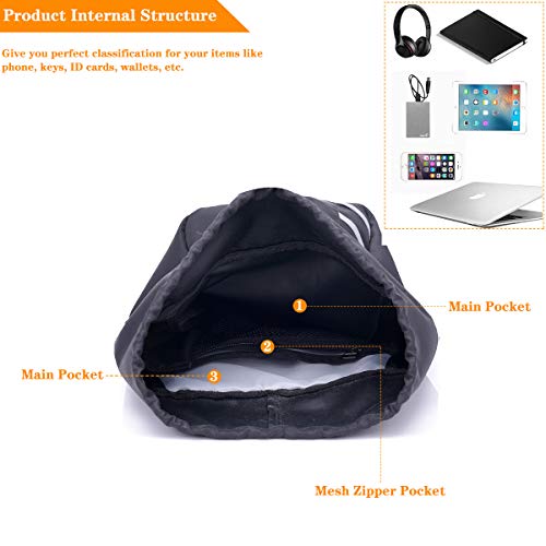 Guozi Waterproof Basketball Backpack, Lightweight Gym Bag With Phone Pocket & Adjustable Drawstring, Outdoor Sports Equipment Bag For Youth Sports Football Swimming Hiking Etc. #TOP5