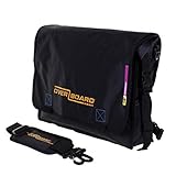 Farbe: Schwarz Overboard Wasserdichte Kurier Tasche, Schwarz, 46 x 33 x 4 cm, OB1092BLK