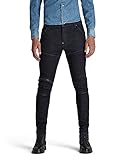 g star lynn zip grip Fersenschutz G-STAR RAW Mens 5620 Zip Knee Skinny Jeans, 3D raw Denim 8968-1241, 30W / 30L