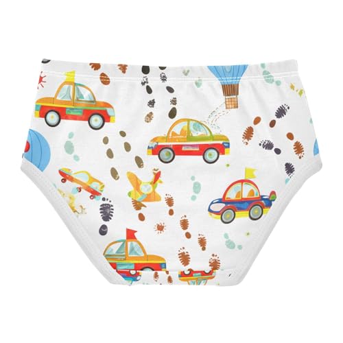 Colorful Toy Cars Toddler Girls's Underwear 2T 202c12482