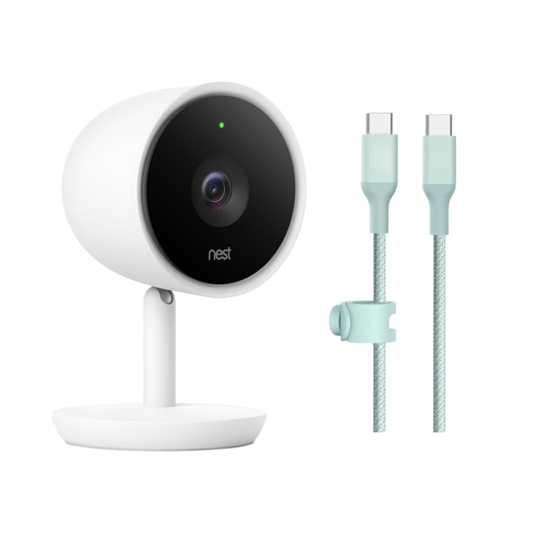 Google Nest Cam セキュリティカメラ Google Nest Outdoor Smart Security Camera (Wired, 2nd Gen) - Hazel