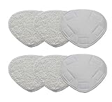 Surrgound Microfiber Steam Mop Pads Fit for Sienna Vibe, Vortex, Sienna Aqua Series, Sienna Flex Steam Mop Replacement Part# SSM-3003, 6pcs