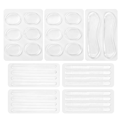 NQEUEPN 30pcs Silicone Heel Grips for Slingback, Non Slip Shoe Strap Grip