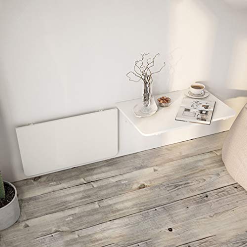 Table de cuisine murale rabattable et bureau informatique flottant 100cm - 6
