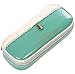 Produktbild Cosanter Stifte-Etui, Leder-Spitze, Reißverschluss, Federmäppchen, Makeup-Tasche, Brillenetui für Mädchen und Schüler 20X4X8,5CM grün