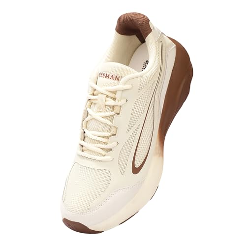 Image of Neeman's Urban Strive Sneakers for Men | Lightweight Breathable Mesh Casual Shoes with Dual Foam Cushioning & High Traction Sole | Lace Up Walking Shoes