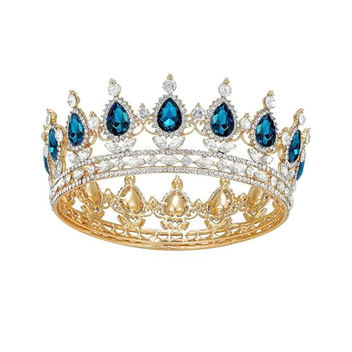 Image of Queen Crown for Women, Tiara for Women Wedding, Crown for Women Queen, Elegant Bridal Headpiece for Wedding Ceremonies, Pageant Competitions