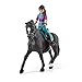 Schleich Horse Club, Horse Toys for Girls and Boys, Lisa and Storm Horse Set with Rider and Horse Figurine, Ages 5+