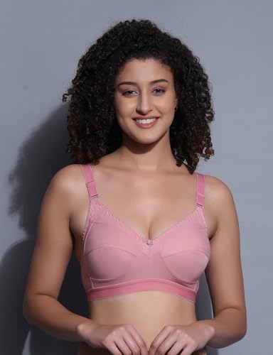 Image of CSU Women's Cotton Full Coverage Non-Padded Wire Free T-Shirt Bra Combo