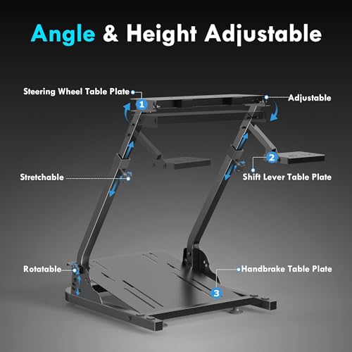 image for Slendor Racing Steering Wheel Stand for Logitech G920, G25, G27, G29 W