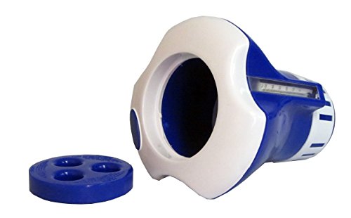 Atie Floating Pool Spa Chlorine Tablet Dispenser Floater With Built-In Thermometer, Hold 1" Or 3" Chlorine Tablets Ideal For Inground Pool Spa And Above-Ground Inflatable Pool #TOP1