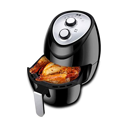 ELEdvb Kompakter Heißluftfritteusen-Ofenherd mit Temperaturregelung, antihaftbeschichtetem Frittierkorb, Rezeptführer mit automatischer Abschaltfunktion, Schwarz für Jede Familie 3 ELEdvb Kompakter Heißluftfritteusen-Ofenherd mit Temperaturregelung, antihaftbeschichtetem Frittierkorb, Rezeptführer mit automatischer Abschaltfunktion, Schwarz für Jede Familie