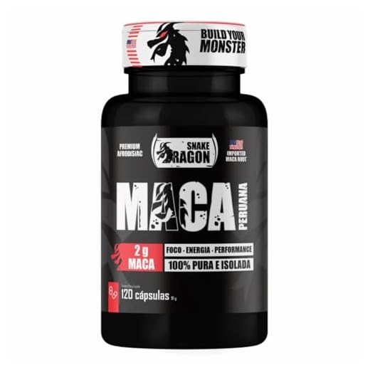 Maca Peruana Negra Premium 120 Capsulas 2000mg
