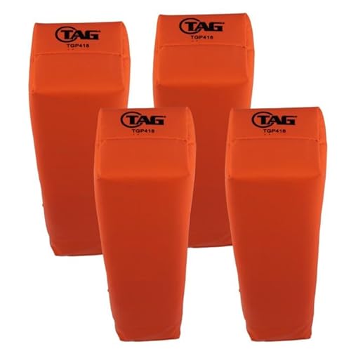 TAG Football Goal Line and End Zone Pylons, Weight Base,