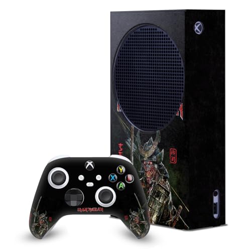 Enveloppement de console Xbox Series S Iron Maiden Senjutsu et skins de manette