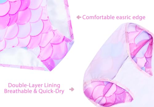 Image of Girls Swimsuits One-Piece Bathing Suits Multicolor Kids Sport Summer Beach Swimwear for 2-10 Years Old