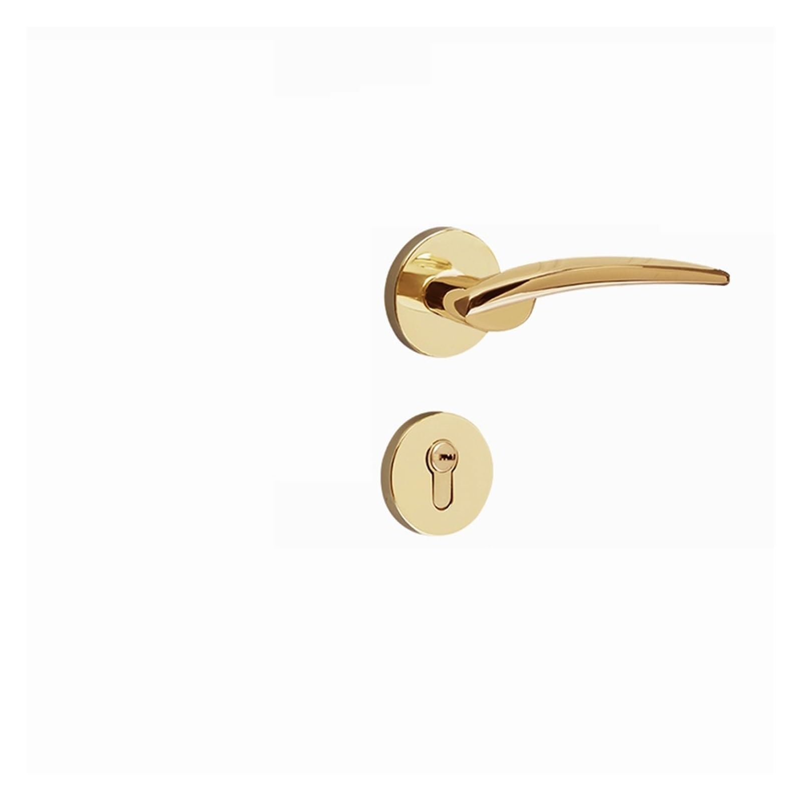 Kfvmvtdw One Color Zinc Alloy Light Luxury Magnetic Silent Mechanical Split Lock Bedroom