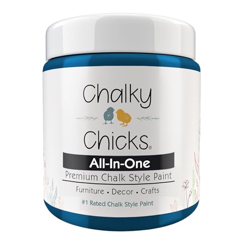 Chalky Chicks Peacock Blue Chalk Paint