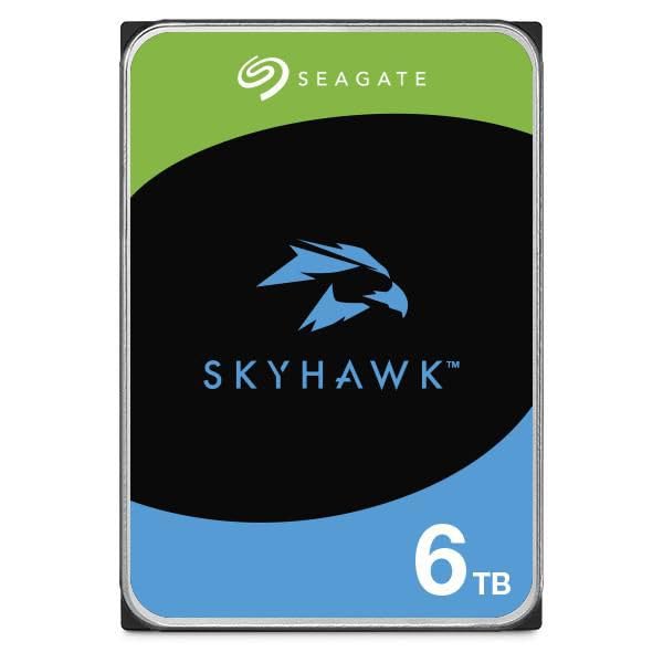 Wewnętrzny dysk twardy 6 TB 3,5" SATA III 6 Gb/s CMR do monitoringu wideo, pamięć podręczna 256 MB, obsługa 24/7, czujniki wibracji, 180 MB/s