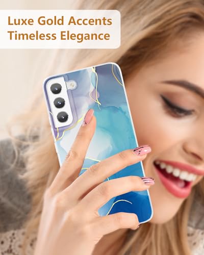 Coque Samsung S22 Plus antichoc et magnétique fleur d'or - 3