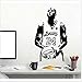 Basketball Star Wandaufkleber Persönlichkeit Kreative Tapete Wohnzimmer Schlafzimmer Hintergrund Dekorative Wandaufkleber Abnehmbares Vinyl 45X73Cm