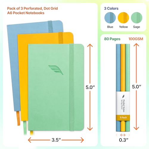 Carnet A6 à points pour ne plus perdre vos notes importantes