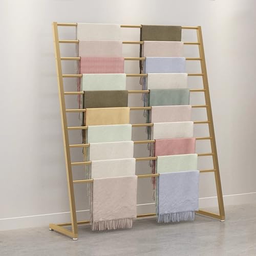 Porte-écharpe de sol pour stopper le désordre des rouleaux de papier et jeans