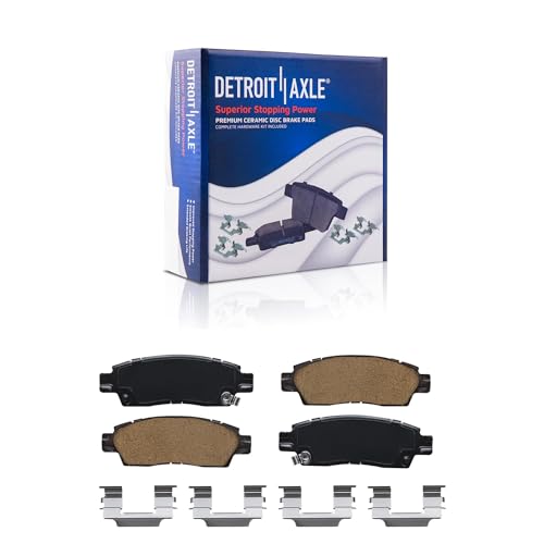 Image of Detroit Axle - Rear Brake Kit for 08-17 Buick Enclave Chevy Traverse