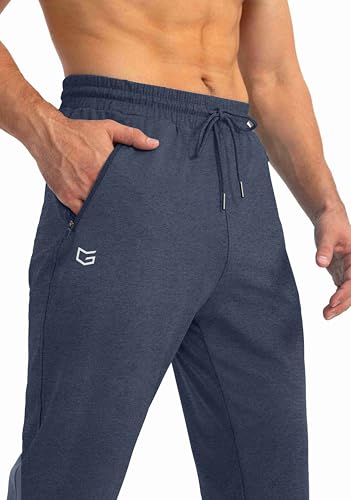 Image of G Gradual Men's Sweatpants with Zipper Pockets Tapered Joggers for Men Athletic Pants for Workout, Jogging, Running