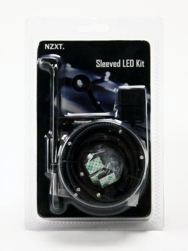 NZXT CB-LED10-WT 1-Metre Light Sensitivity Sleeved LED Kit (White)