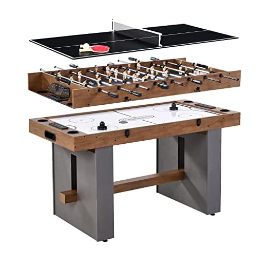 Barrington Billiards Urban Arcade Collection Combination Game Tables, Perfect for Family Game Rooms