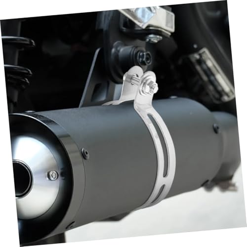 Abrazadera de escape de motocicleta con soporte de suspensión universal y clip de 110 Mm 5